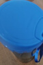 特百惠（Tupperware）茶韵500ml塑料杯男女士学生运动水杯子大容量泡茶杯 纯净蓝 实拍图
