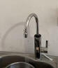 奥克斯（AUX）电热水龙头热水器加热水龙头快速热水变频恒温厨房下进水 【大屏数显】电镀银+漏保插头+万向喷头 实拍图