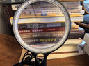 博视乐（Boshile）10倍USB充电手持带灯阅读放大镜老年人读书看报高清超大直径家用 充电款 实拍图
