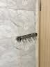 蓝藤吸盘贴拖把夹免打孔卫生间墙上拖把挂钩置物架拖把卡扣固定器挂架 枪灰【3夹】 1个 实拍图