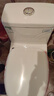 松鲸  马桶家用喷射虹吸大冲力节水连体式管道施釉普通坐便器静音防臭 【直冲款】实惠耐用款 305/300mm 实拍图