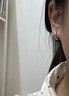芯奢S999足银耳环女士2026新款养耳洞素圈耳圈耳钉纯银设计高级感耳饰 8MM【2只装】【适合耳骨佩戴】 实拍图