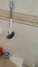 洁比世马桶刷子无死角洗厕所马桶清洁神器长柄带底座洁厕刷卫生间壁挂 实拍图