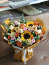 馨仪鲜花速递玫瑰向日葵康乃馨花束生日礼物全国同城配送 向日葵玫瑰混搭花束 实拍图