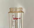 贝亲（Pigeon）自然成长翻盖直饮吸管 大童奶瓶330ml 经典款 18月+  AA278 实拍图