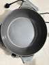 美的（Midea）钛陶电炒锅 电蒸锅宿舍煮锅炒菜专用分体式家用多功能一体电火锅煎锅5.5L多用途锅HCG3218S配蒸笼 实拍图