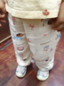 宜爽儿儿童家居服套装春夏季宝宝全棉纱布空调睡衣 蛋糕小狗   100    实拍图