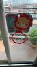 费雪（Fisher-Price）儿童玩具球10cm彩印球狮子+室内挂式投篮框 实拍图