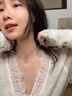 唯一（Winy）999足银项链女款莫桑石吊坠2026新款高级感生日礼物送女友老婆 实拍图