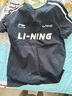 李宁短袖T恤女子夏季棉质撞色织带休闲复古足球风运动上衣 【常规版】黑色712-2 L 实拍图