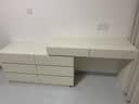 全友家居 可伸缩斗柜梳妆台一体现代简约主卧室转角化妆台收纳柜桌子 实拍图