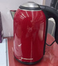 格来德（Grelide）保温烧水壶一键恒温电热水壶316L/304不锈钢电水壶家用双层热水壶1.7L/2L大容量无缝一体煮水壶 1.7L D1701K-红色-保温 实拍图