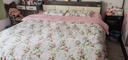 富安娜床上四件套纯棉100%全棉床单套件双人加大被套枕套汐颜1米8床粉家居馆 实拍图