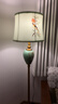 DOREN 美式陶瓷落地灯卧室床头高级感客厅沙发旁简约欧式书房立式台灯 EA2102花鸟灯罩-落地灯一盏 【脚踏开关】 实拍图