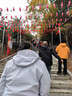 骆驼（CAMEL）三防冲锋衣户外登山服防风防水防污三合一运动外套 AD22263513X，抓绒内胆月光蓝女 XL 实拍图
