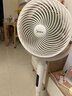 美的（Midea）【3D摇头】直流变频轻音落地空气循环扇家用卧室净化换气扇语音遥控电风扇大风力一级能效GDJ24WYJ 实拍图
