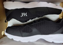 361°运动鞋男鞋夏季新品透气网面跑鞋黑色通勤轻质慢跑步鞋男 曜石黑/361度白【透气网布】 44 实拍图