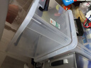 禧天龙塑料衣物收纳箱玩具整理箱车载储物箱55L 透明 3个装 带轮 实拍图