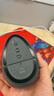 罗技（Logitech）Lift人体工学鼠标 左手垂直鼠标 中小手鼠标 无线蓝牙鼠标 3台设备秒切换 带Logi Bolt接收器 黑色 实拍图