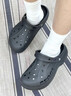 卡骆驰（CROCS）贝雅洞洞鞋男鞋女鞋轻便耐磨一脚蹬拖鞋休闲鞋百搭花园鞋|10126 黑色-001 43 (270mm) 实拍图