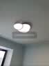 惠普护眼普瑞LED鹅卵石云朵卧室儿童房吸顶灯中山灯具臻之光包安装 实拍图