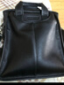 波斯丹顿（BOSTANTEN）单肩包男斜挎包头层牛皮商务休闲公文包手提真皮男士包包 黑色大号 竖款手提 实拍图