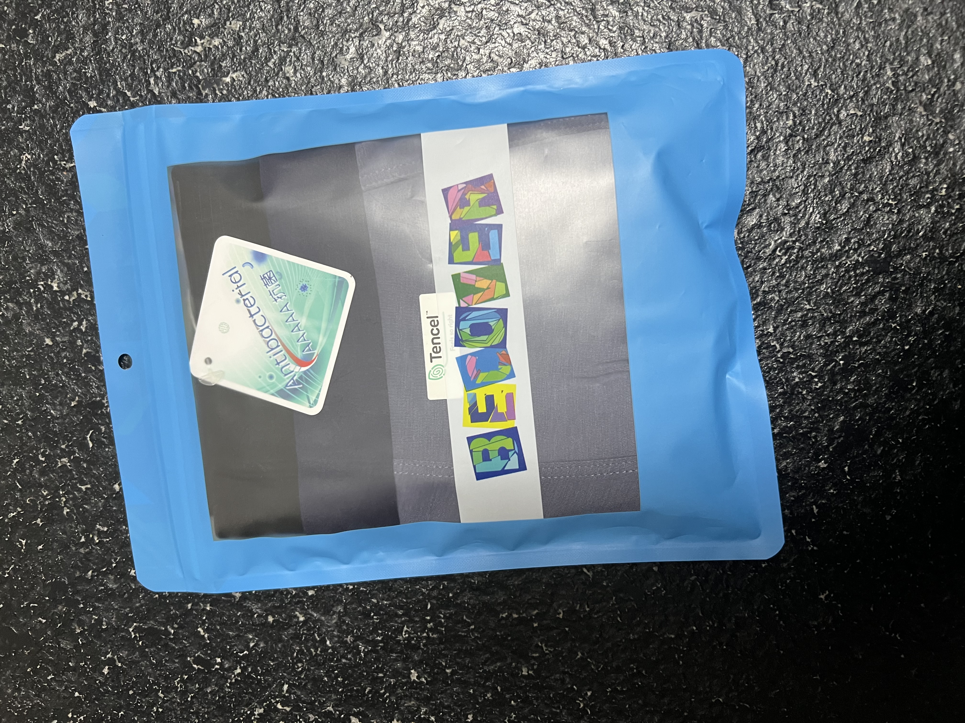 舒雅（Schiesser）男士50S莫代尔5A抑菌becover系列平角内裤2条装E5/27085T 深灰+黑色 XL 实拍图