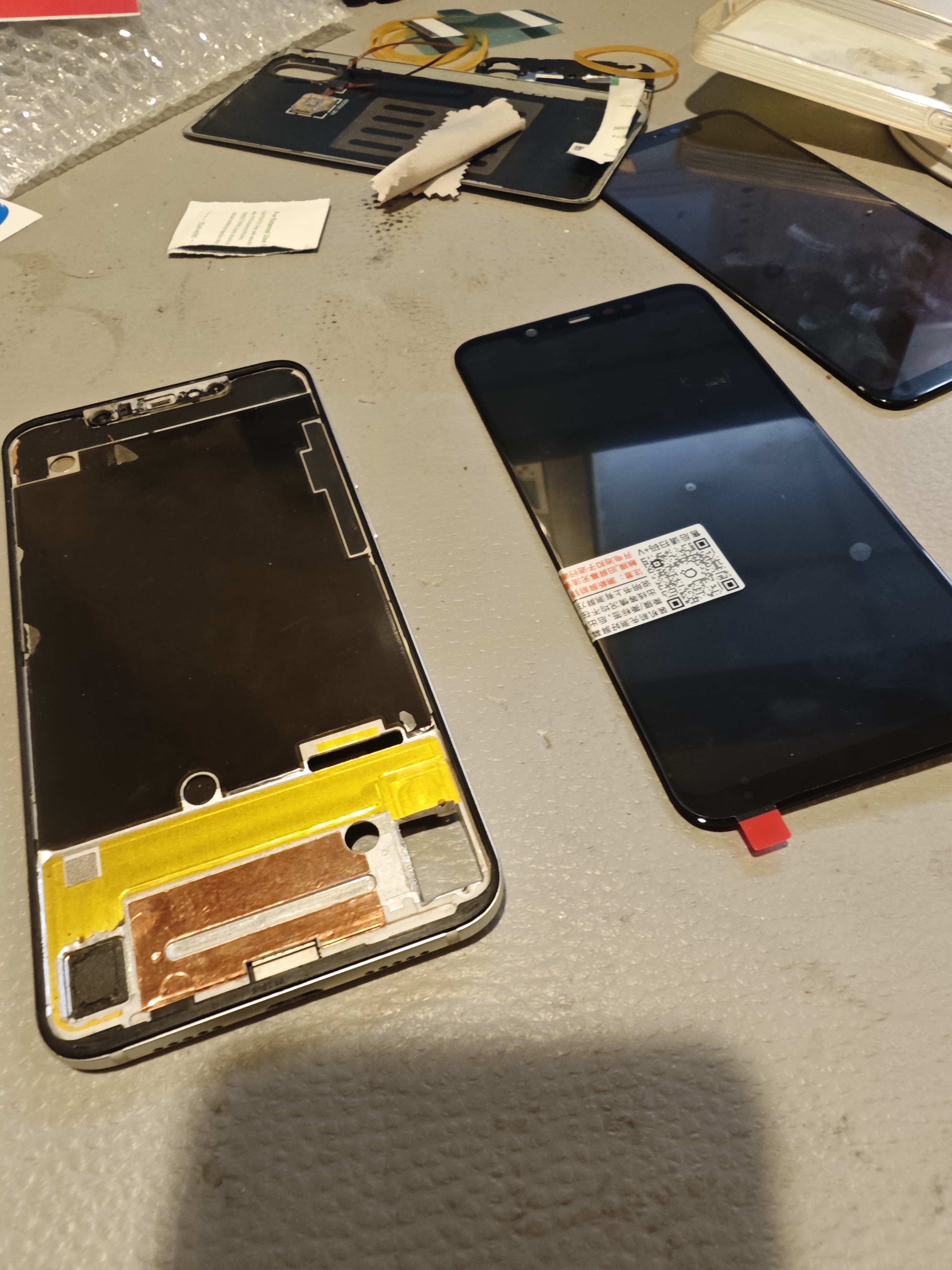 个元 适用于小米8屏幕总成小米9探索指纹版mix2 mix2s mix3 8se 9se红米k20pro内外小米6液晶屏幕带框 适用 小米8 屏幕（原OLED） 实拍图