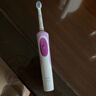 欧乐B电动牙刷成人送男士女士情侣实用生日礼物小圆头充电式旋转式入门牙刷D12 实用礼赠 D12紫色（到手刷头*1） 实拍图