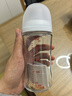 贝亲（Pigeon）玻璃奶瓶宽口径防胀气240ml L号奶嘴 6月+ AA188  实拍图