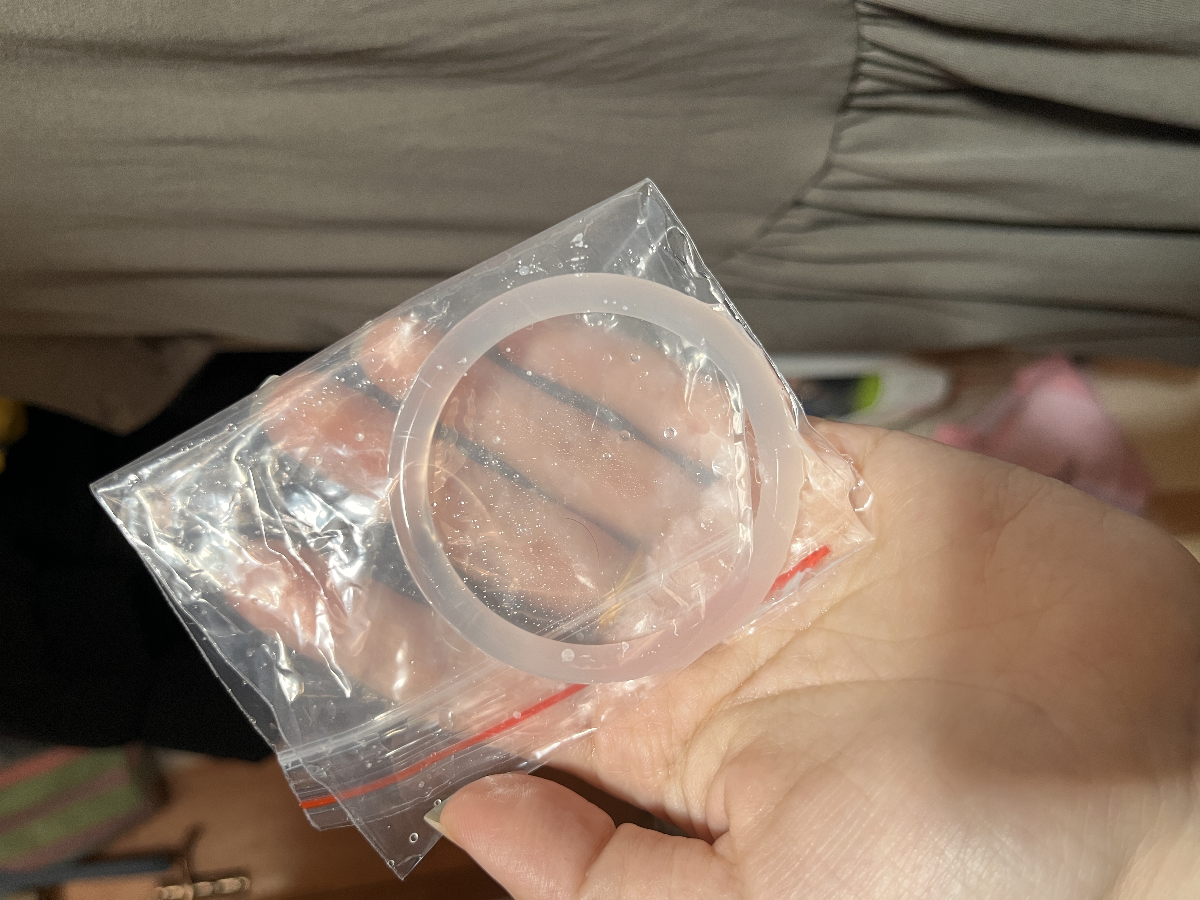 周大生【生日礼物】白月光叮当镯玉髓手镯女水晶玛瑙细条镯送妈妈送女友 #52圈口 实拍图