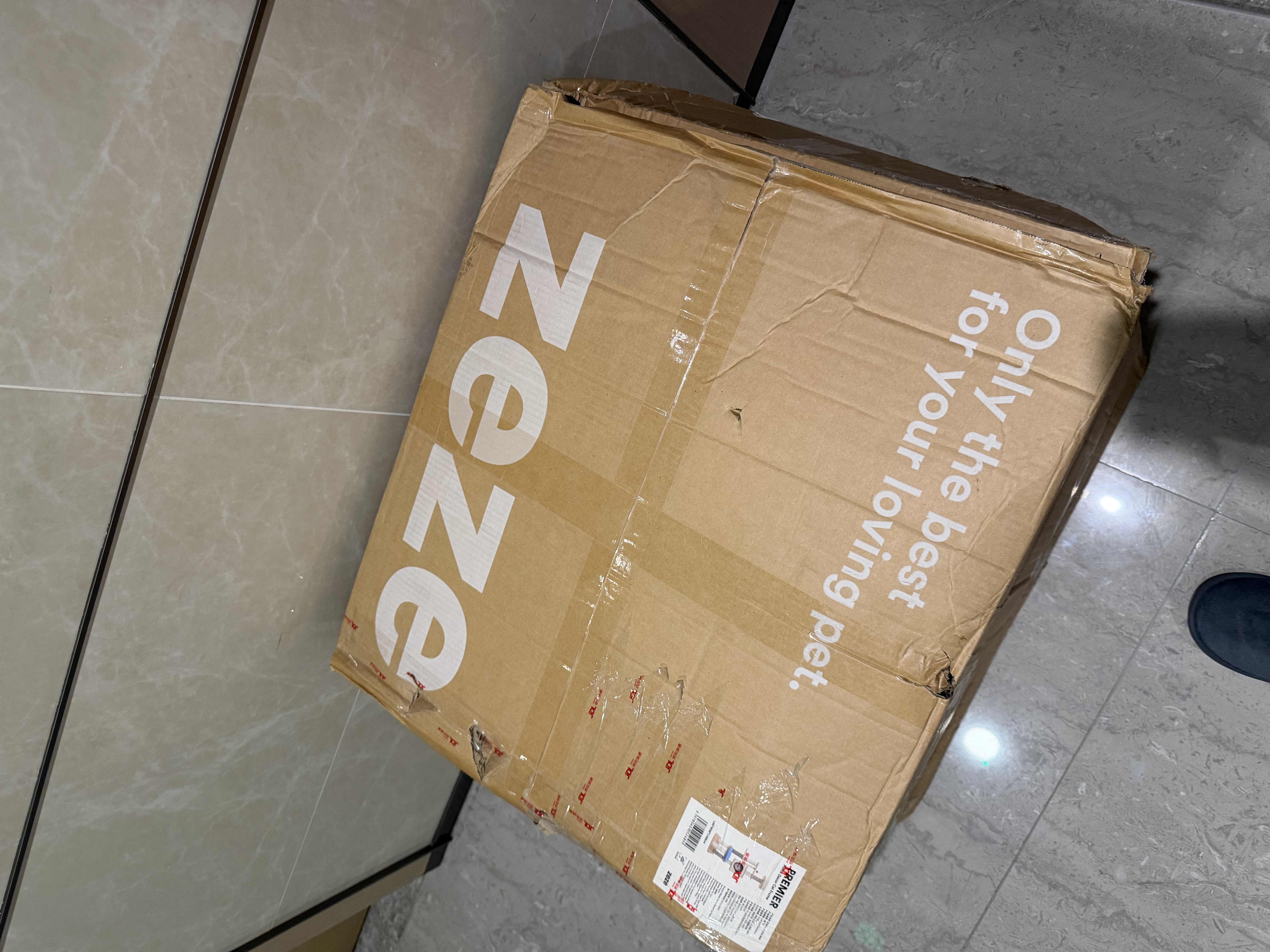 ZEZE猫爬架猫窝一体麻绳猫抓柱豪华木质大型猫咪爬架子跳台猫抓板 实拍图