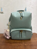 爱可乐（Echolac）双肩包女时尚背包旅行休闲电脑包百搭潮流送女友CKP2075湖水绿M号 实拍图