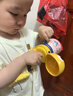 babycare儿童保温杯大宝宝学饮吸管水杯水壶霸王龙不锈钢保温杯上学 恐龙把手款+吸嘴-古金黄 300ml 实拍图