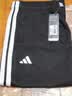 阿迪达斯（adidas）透气直筒运动裤男宽松百搭春秋休闲卫裤长裤 黑白 2XL 实拍图