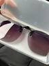 派丽蒙近视墨镜夹片女款眼镜框开车偏光太阳镜夹片超轻夏天防晒防紫外线 实拍图