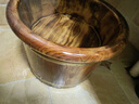 川柏香实木泡脚桶木桶洗脚盆木桶家用足浴桶泡脚木质香柏木碳化木制脚盆 26cm 【碳化无盖】+艾30 实拍图