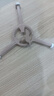 美的微波炉玻璃转盘配件M1-L213B/211A/213C底盘玻璃托盘子 25.5平底三角支架（新款） 实拍图
