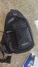 运动跑步包男休闲斜挎包手机包防泼水健身包女单肩包 黑色 实拍图