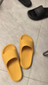 朴西香蕉船凉拖鞋女士浴室不易滑居家室内四季情侣拖鞋男 黑色 39-40 实拍图