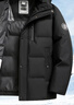 雪中飞鹅绒羽绒服男士短款脱卸帽加厚保暖休闲商务秋冬外套男装170 实拍图