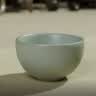 汝道（RUDAO）汝窑茶杯品茗杯功夫茶具单杯可养蝉翼开片汝瓷杯子个性茶杯主人杯 罗汉杯50ml 实拍图