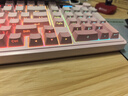 狼途（Langtu）狼途L98 薄膜键盘 98键 静音键盘 游戏电竞 电脑办公 键盘有线Gasket结构 RGB灯效 雾桃粉 实拍图