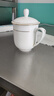 陶相惠茶杯陶瓷盖杯中号骨瓷水杯金边会议杯办公杯酒店商务喝茶开会杯子 实拍图