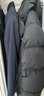 AUN冬季中筒加绒加厚男袜子毛圈防臭男士纯黑色新疆棉袜保暖巾袜透气 2纯黑2深灰= 4双 均码 实拍图