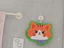 范爷家可爱猫咪擦手巾2个装加厚家用浴室擦手帕卡通强吸水毛巾厨房柔软亲肤擦手挂巾洗手巾 实拍图