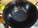 夏老大非遗生铁锅 双耳铸铁炒锅传统无涂层物理不易粘炖锅圆底炒菜锅40 实拍图