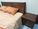 京东京造南山南实木床头柜 北美黑胡桃木大容量储物 卧室收纳柜储物柜 实拍图