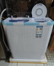 奥克斯（AUX）洗衣机半自动家用双缸双桶大容量小型租房宿舍波轮双杠强力去污省水电 13公斤【洗8+脱5+终生联保】黑色 双缸 实拍图