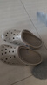 卡骆驰（CROCS）贝雅洞洞鞋男鞋女鞋轻便耐磨一脚蹬拖鞋休闲鞋百搭花园鞋|10126 卵石色-2V3 44 (280mm) 实拍图